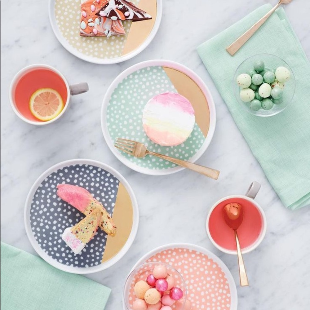 Oh Joy! for Target ceramic plates with good foil